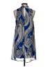 Everly 100% Polyester Paisley Blue Cocktail Dress Size S - photo 2