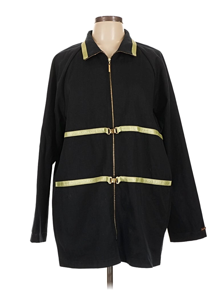 Pre-owned St. John Collection By Marie Gray St. John By Marie Gray Coat In Black