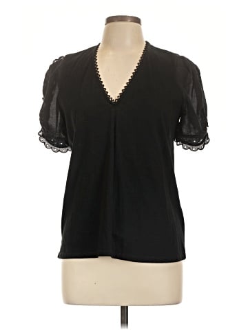 Sandro Short Sleeve Blouse (view 1)