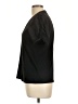 Sandro 100% Cotton Black Short Sleeve Blouse Size Lg (3) - photo 5