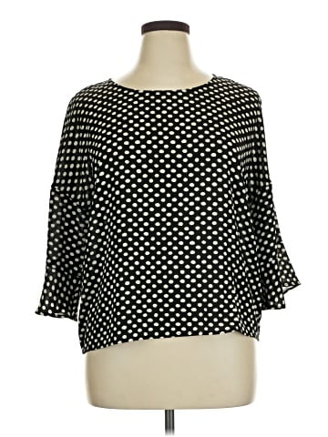 Collective Concepts 3/4 Sleeve Blouse (view 1)