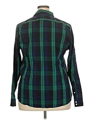 Lands' End Long Sleeve Button-Down Shirt (view 2)