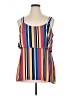 August Silk Yellow Sleeveless Top Size XL - photo 1