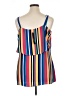 August Silk Yellow Sleeveless Top Size XL - photo 2