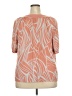 George Orange Short Sleeve Blouse Size 2X - photo 2