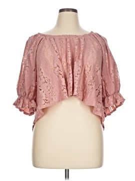 Free People Short Sleeve Blouse