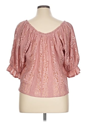 Free People Short Sleeve Blouse (view 2)