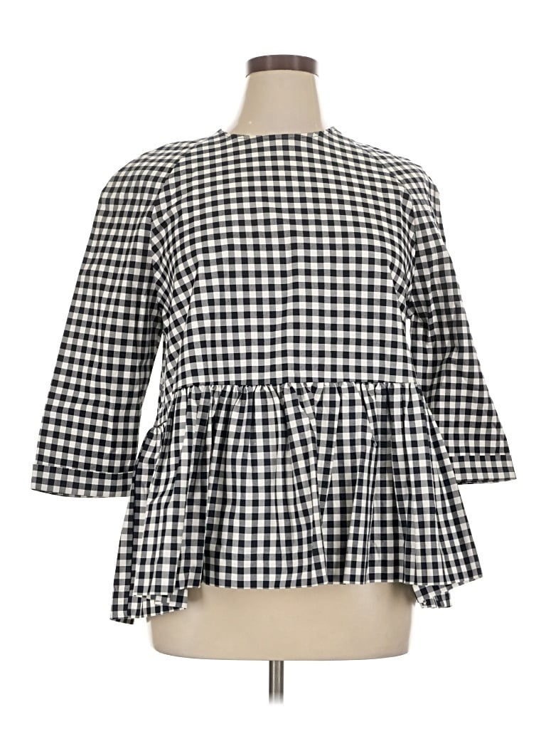 Pre-owned Victoria Beckham For Target 3/4 Sleeve Blouse In Black