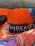 InGear 100% Rayon Print Orange Shorts Size L - photo 3