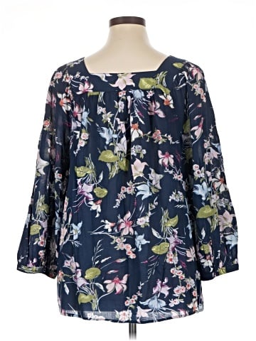 Terra & Sky 3/4 Sleeve Blouse (view 2)