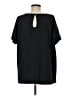 Soft Surroundings Black Short Sleeve Blouse Size M - photo 2