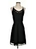 Naked Zebra 100% Polyester Solid Black Cocktail Dress Size S - photo 1