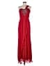 Betsy & Adam 100% Polyester Red Cocktail Dress Size 10 - photo 1