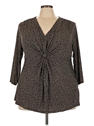 Daisy Fuentes 3/4 Sleeve Blouse (view 1)