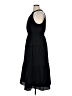 Ann Taylor 100% Polyester Solid Black Casual Dress Size XL Petite - photo 5