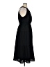 Ann Taylor 100% Polyester Solid Black Casual Dress Size XL Petite - photo 4