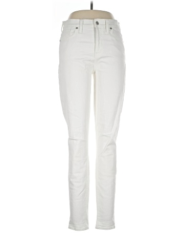 Madewell Tall 9" High-Rise Skinny Jeans in Pure White (view 1)