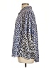 Cato 100% Polyester Polka Dots Blue 3/4 Sleeve Blouse Size L - photo 5
