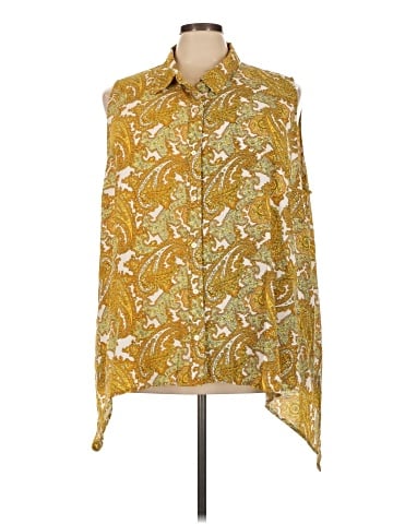 MICHAEL Michael Kors Sleeveless Button-Down Shirt (view 1)