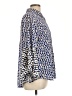 Cato 100% Polyester Polka Dots Blue 3/4 Sleeve Blouse Size L - photo 4