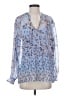 Lovestitch 100% Polyester Blue Long Sleeve Blouse Size S - photo 1
