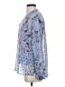 Lovestitch 100% Polyester Blue Long Sleeve Blouse Size S - photo 5