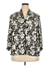 Talbots Animal Print Ivory 3/4 Sleeve Blouse Size 3X - photo 1