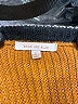 Skies Are Blue Color Block Orange Pullover Sweater Size L - photo 7