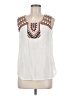 Solitaire 100% Rayon White Sleeveless Blouse Size M - photo 1