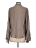 Zara Gray Long Sleeve Blouse Size S - photo 2