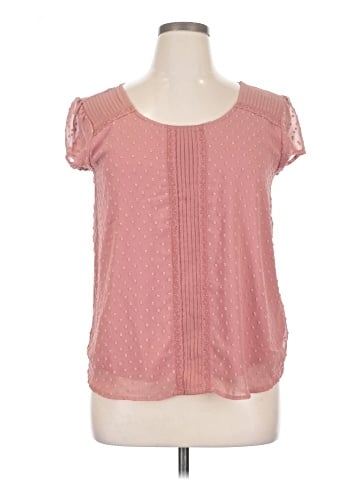LC Lauren Conrad Short Sleeve Blouse (view 1)