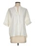 James Perse Ivory Short Sleeve Blouse Size Sm (1) - photo 1