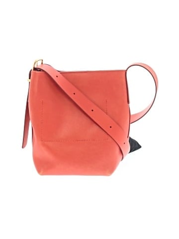 Madewell The Essential Mini Bucket Tote in Leather (view 1)