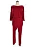 IMAN Solid Red Jumpsuit Size 3X - photo 1