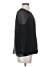 Point Sur 100% Polyester Black Long Sleeve Blouse Size S - photo 4