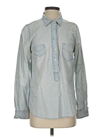 J.Crew Factory Store Long Sleeve Button-Down Shirt (view 1)