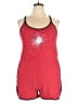 No Boundaries 100% Polyester Stars Red Romper Size XXL - photo 1