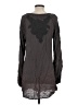 MONORENO 100% Rayon Gray Long Sleeve Blouse Size S - photo 2
