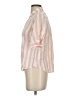 J.Crew 100% Cotton Stripes Orange 3/4 Sleeve Button-Down Shirt Size XS - photo 5