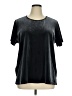 Lands' End Black Short Sleeve Top Size 16 - 18 - photo 1