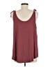 Bae. Burgundy Sleeveless Top Size M - photo 2