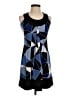 En Focus Studio Graphic Blue Casual Dress Size 4 - photo 1