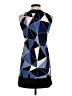 En Focus Studio Graphic Blue Casual Dress Size 4 - photo 2