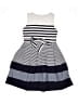 Bonnie Jean 100% Polyester Stripes Gray Dress Size 7 - photo 2