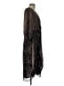 DKNY 100% Polyester Animal Print Brown Cocktail Dress Size 12 - photo 4