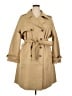 Lands' End 100% Polyester Tan Trenchcoat Size 3X - photo 1