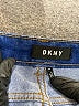 DKNY Solid Blue Denim Shorts Size 14 - photo 3