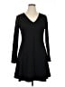 Ann Taylor LOFT Solid Black Casual Dress Size 14 - photo 1