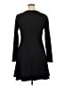 Ann Taylor LOFT Solid Black Casual Dress Size 14 - photo 2