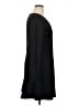 Ann Taylor LOFT Solid Black Casual Dress Size 14 - photo 4